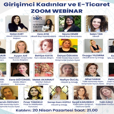 'Girişimci Kadınlar ve E-Ticaret' Başlığı ile Webinar Düzenlendi