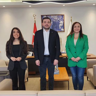 Gagiad Yönetim Kurulu Başkanı Sayın Cihan Koçer i makamında ziyaret ettik.