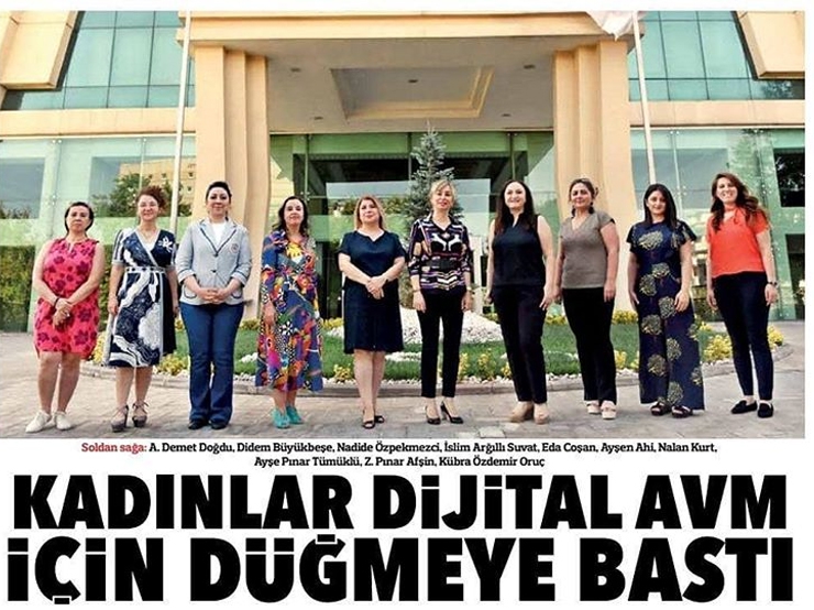 Kadınlar Dijital AVM Kuracaklar - Hürriyet Gazetesi